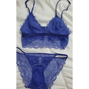 Long line bralette set XS
